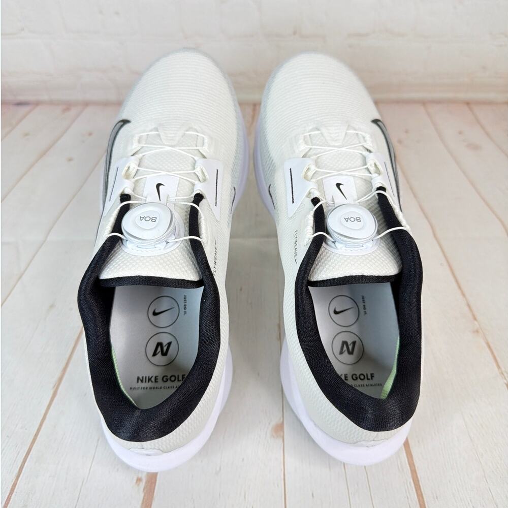 Nike Infinity Tour BOA 2 White Pure Platinum Golf Shoes Mens Size 10W FN6730-100 - Picture 7 of 10